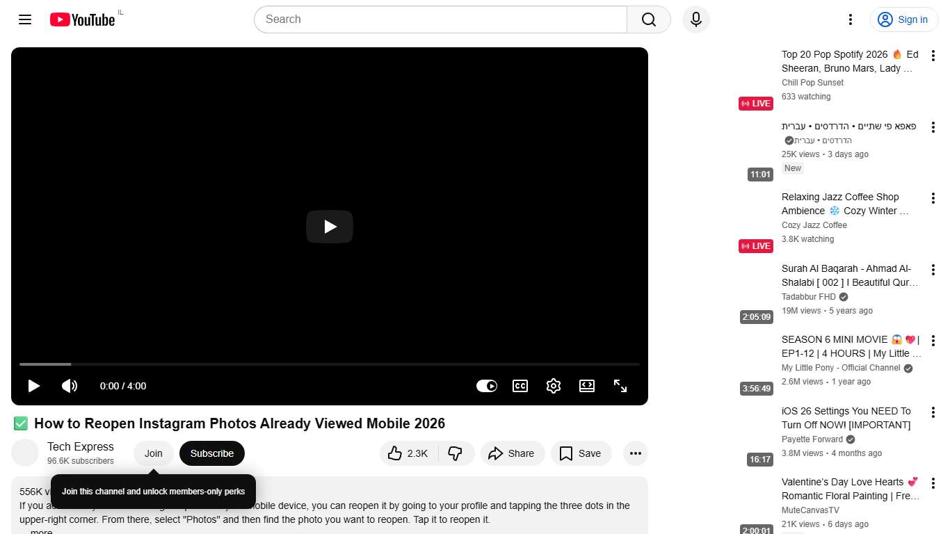 ✅ How to Reopen Instagram Photos Already Viewed Mobile 2026 - YouTube