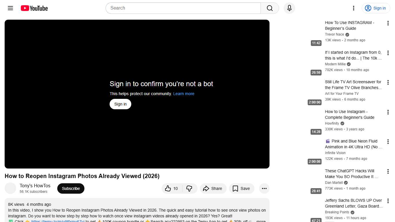 How to Reopen Instagram Photos Already Viewed (2026) - YouTube